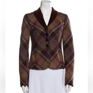 Etro Plaid Women's Blazer